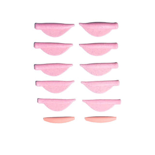 ZOLA Pinky Shiny Lash Lift Silicone Pads – Set of 5 (XS–XL) Lash Lift Pads ZOLA 