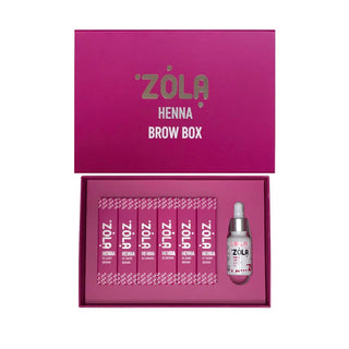 ZOLA Henna Box Set of 6 pcs x 10 g Eyebrow tint ZOLA