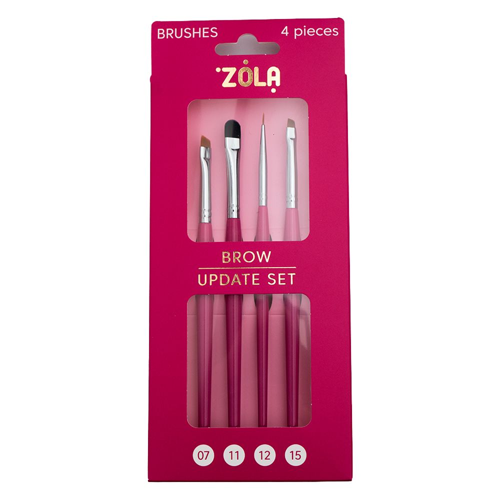 ZOLA Eyebrow Brush Set of 4 from F.O.X. Nails USA