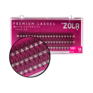 ZOLA Lash Clusters Extension 10D 14 mm Lash Clusters ZOLA 