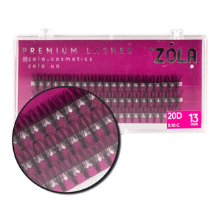 ZOLA Lash Clusters Extension 20D 13 mm Lash Clusters ZOLA 