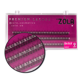 ZOLA Lash Clusters Extension Birdtail 9 mm Lash Clusters ZOLA 
