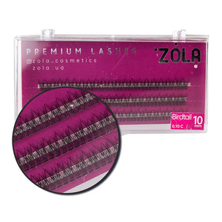 ZOLA Lash Clusters Extension Birdtail 10 mm Lash Clusters ZOLA 