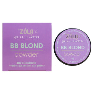 ZOLA x Viktorina Vika Eyebrow Brightening Purple BB Powder, 10 g Eyebrow tint ZOLA 