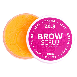 ZOLA Eyebrow Scrub Extra Soft Orange, 100 ml Eyebrow scrub ZOLA 