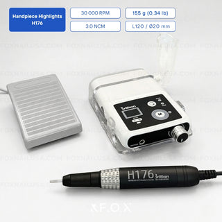 Open box (see description) Saeshin Brillian B170 White + H176 Brushless 30k RPM PORTABLE SET Drill machine Saeshin