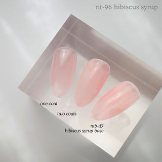POT NTB-47 Hibiscus Syrup Base 8g NTB Base Nail Thoughts