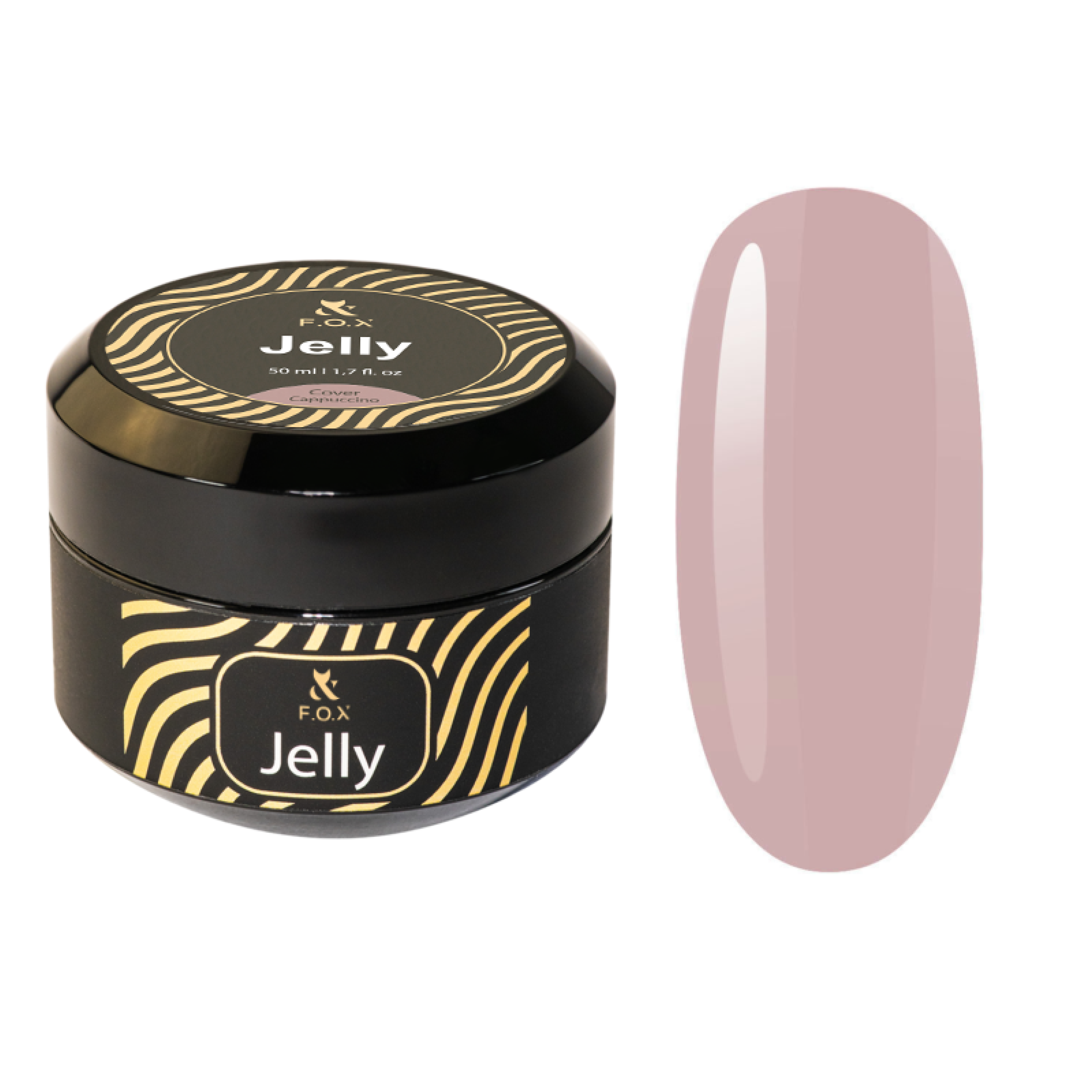 F.O.X Jelly Cappuccino Pro Size — Sculpting Gel, 50ml – F.O.X F.O.X Jelly Cappuccino Pro Size — Sculpting Gel, 50ml – F.O.X
