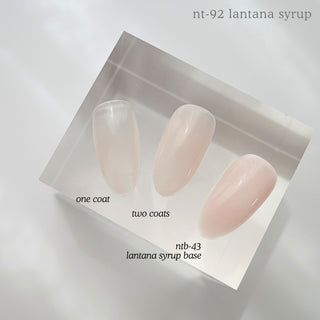 Nail thoughts NT-92 Lantana Syrup NT Color Bottle Nail Thoughts