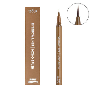 ZOLA Light Brown Eyebrow Liner with mono brush Eyebrow Liner ZOLA 