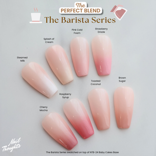 Ombré cushion gel over Baby Cakes base