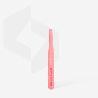 Staleks Eyebrow tweezers BEAUTY & CARE 11 TYPE 1 Pink (wide straight)