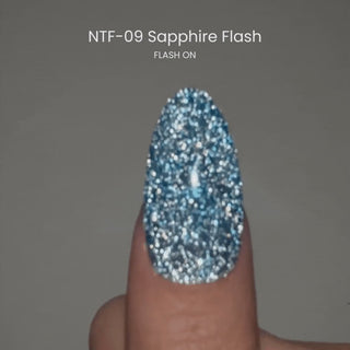 Nail thoughts NTF-09 Sapphire Flash NT Color Bottle Nail Thoughts