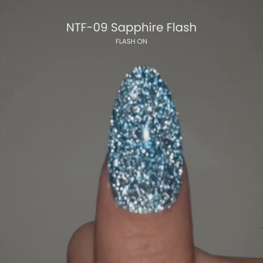 Nail thoughts NTF-09 Sapphire Flash NT Color Bottle Nail Thoughts