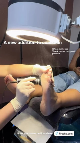 Shemax Duo Pro White — Professional pedicure nail dust collector Shemax Shemax