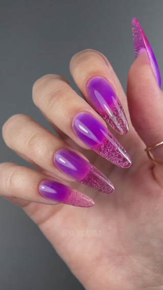 F.O.X Vitrage Builder Gel (thick viscosity Hard Gel) Violet, 15 ml Vitrage F.O.X