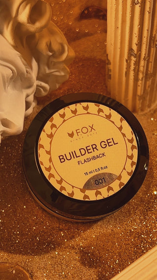 F.O.X Builder Gel (thick viscosity Hard Gel) Flashback 004, 15 ml builder gel F.O.X