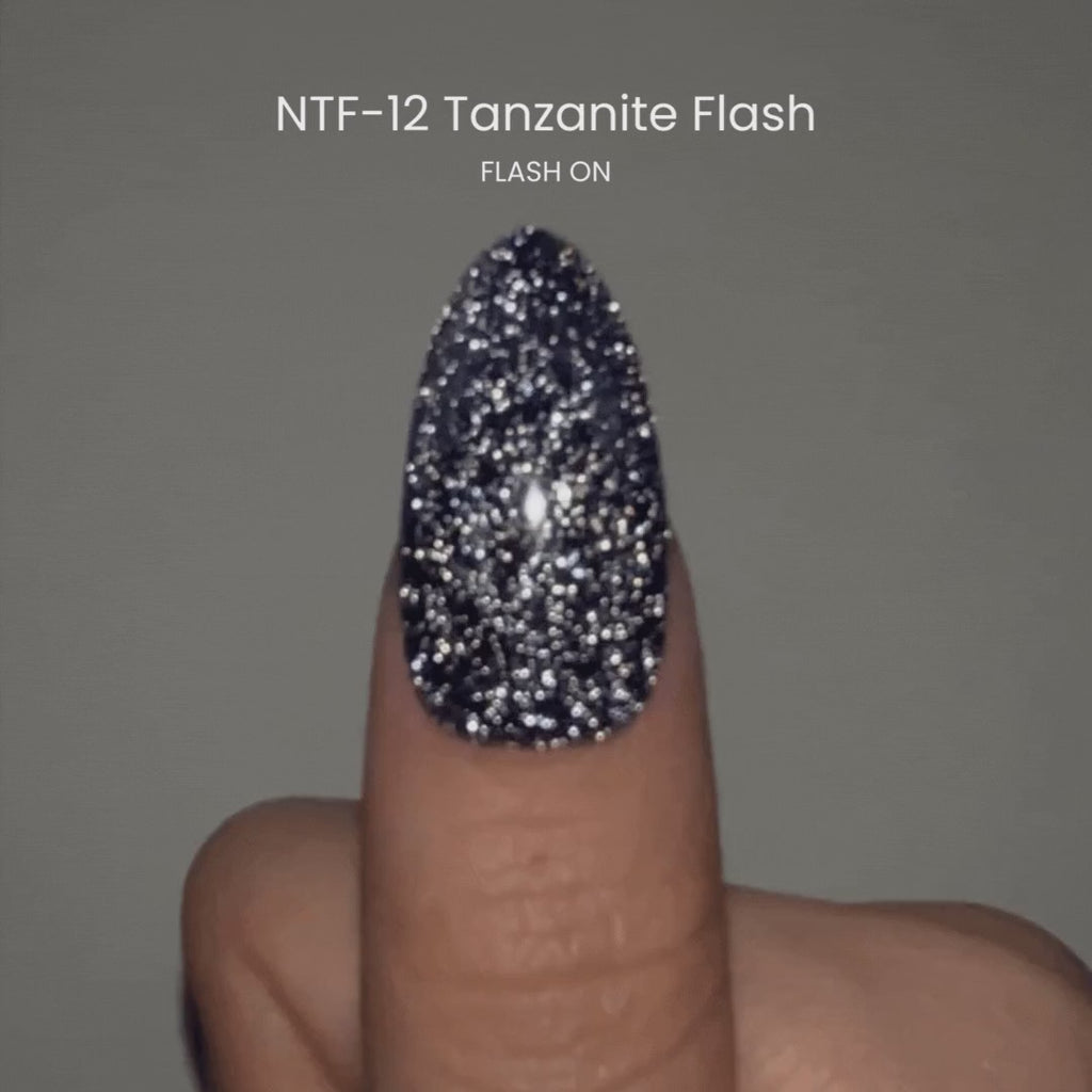 Nail thoughts NTF-12 Tanzanite Flash NT Color Bottle Nail Thoughts