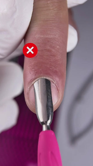 Staleks Working part of the pusher Combo UNIQ 17 rounded wide pusher Cuticle Pusher Staleks
