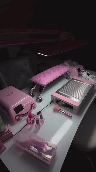 New Shemax Style Pro Pastel Pink — Professional manicure nail dust collector Shemax Shemax