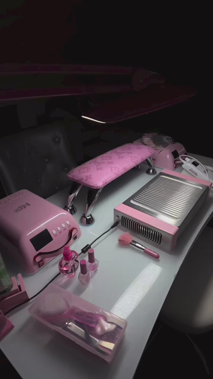 New Shemax Style Pro Pastel Pink — Professional manicure nail dust collector Shemax Shemax