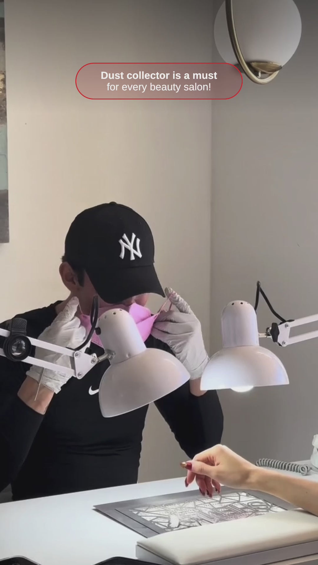 New Shemax Style V-Pro — Built-in table Professional nail dust collector Shemax Shemax