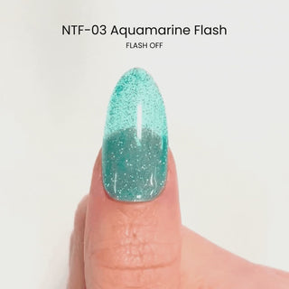 Nail thoughts NTF-03 Aquamarine Flash NT Color Bottle Nail Thoughts