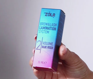 ZOLA Color Lab Lamination System 02 Volume Blue Fixer, 10 ml Eyebrow & Lash lamination ZOLA