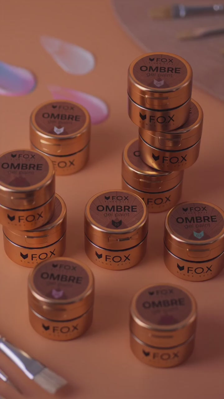 F.O.X Ombre Gel Paint 010, 5 ml Gel Paint F.O.X