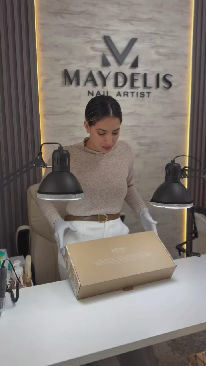 New Shemax Style Pro Pastel Pink — Professional manicure nail dust collector Shemax Shemax