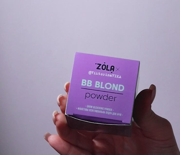 ZOLA x Viktorina Vika Eyebrow Brightening Purple BB Powder, 10 g Eyebrow tint ZOLA