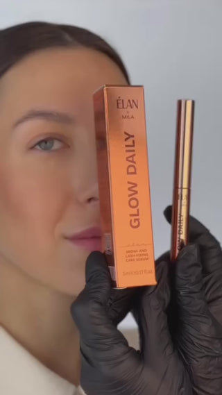 ELAN GLOW DAILY: Brow & Lash-Fixing Care Serum, 5 ml Brow & Lash Care Serum ELAN