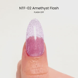 Nail thoughts NTF-02 Amethyst Flash NT Color Bottle Nail Thoughts