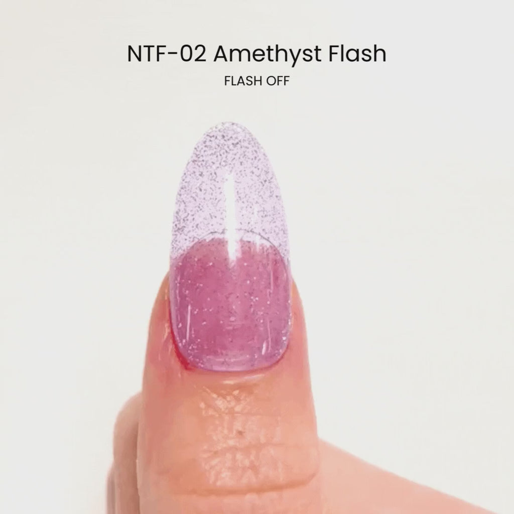 Nail thoughts NTF-02 Amethyst Flash NT Color Bottle Nail Thoughts