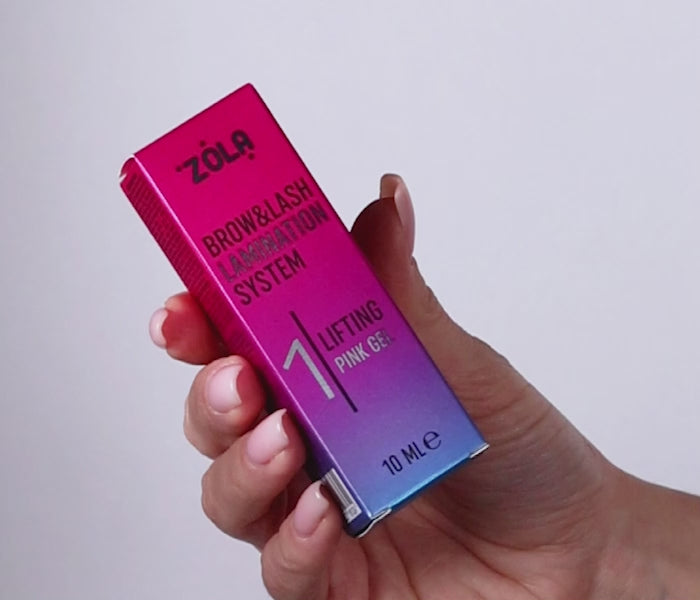 ZOLA Color Lab Lamination System 01 Lifting Pink Gel, 10 ml Eyebrow & Lash lamination ZOLA
