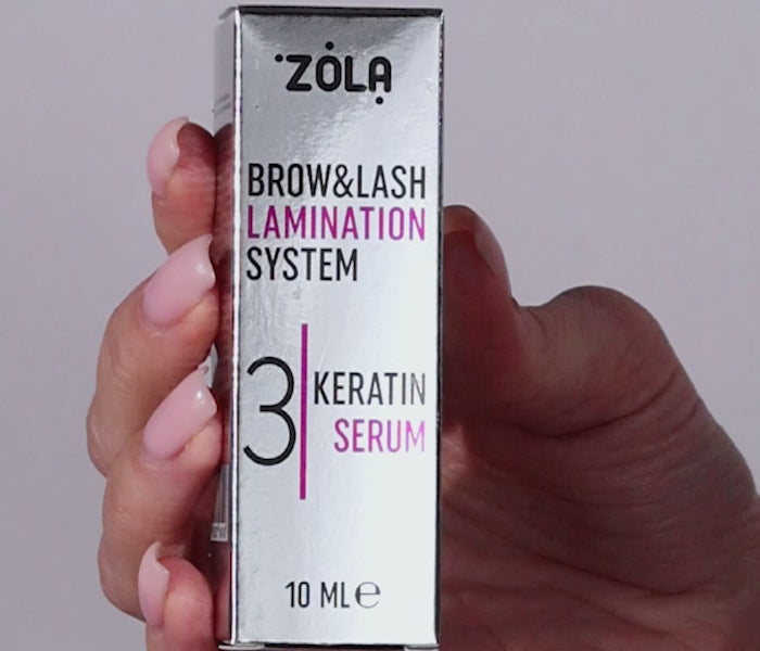 ZOLA Silver Lamination System 03 Keratin Serum, 10 ml Eyebrow & Lash lamination ZOLA