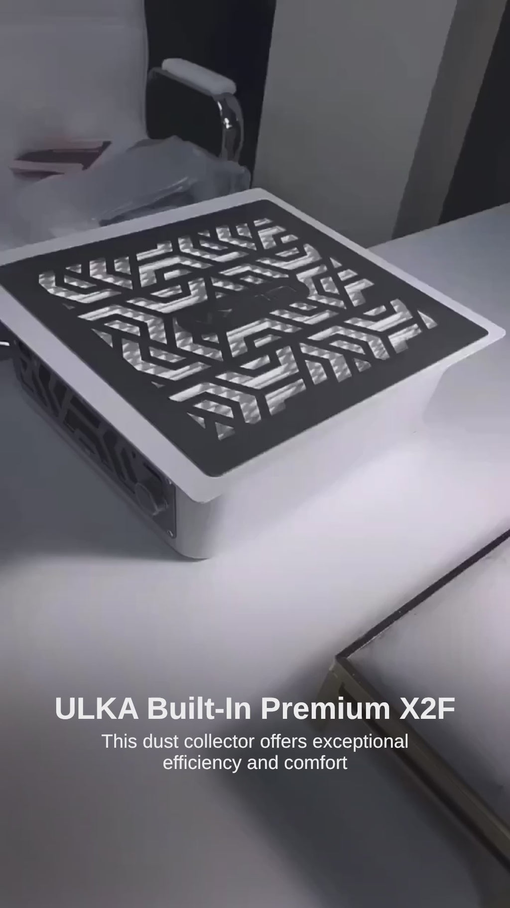 ULKA Built-In Premium X2F Gray nail dust collector ULKA Dust collector ULKA