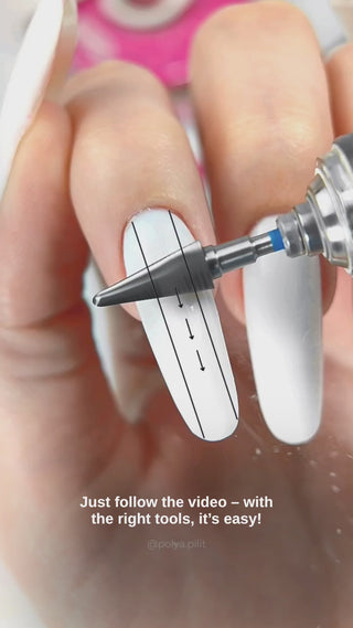 Staleks Carbide nail drill bit "cone" blue, 6 mm Drill Bit Staleks