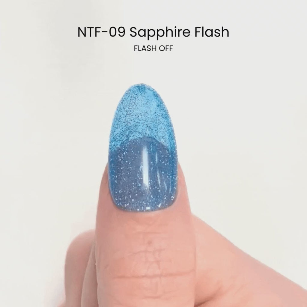Nail thoughts NTF-09 Sapphire Flash NT Color Bottle Nail Thoughts