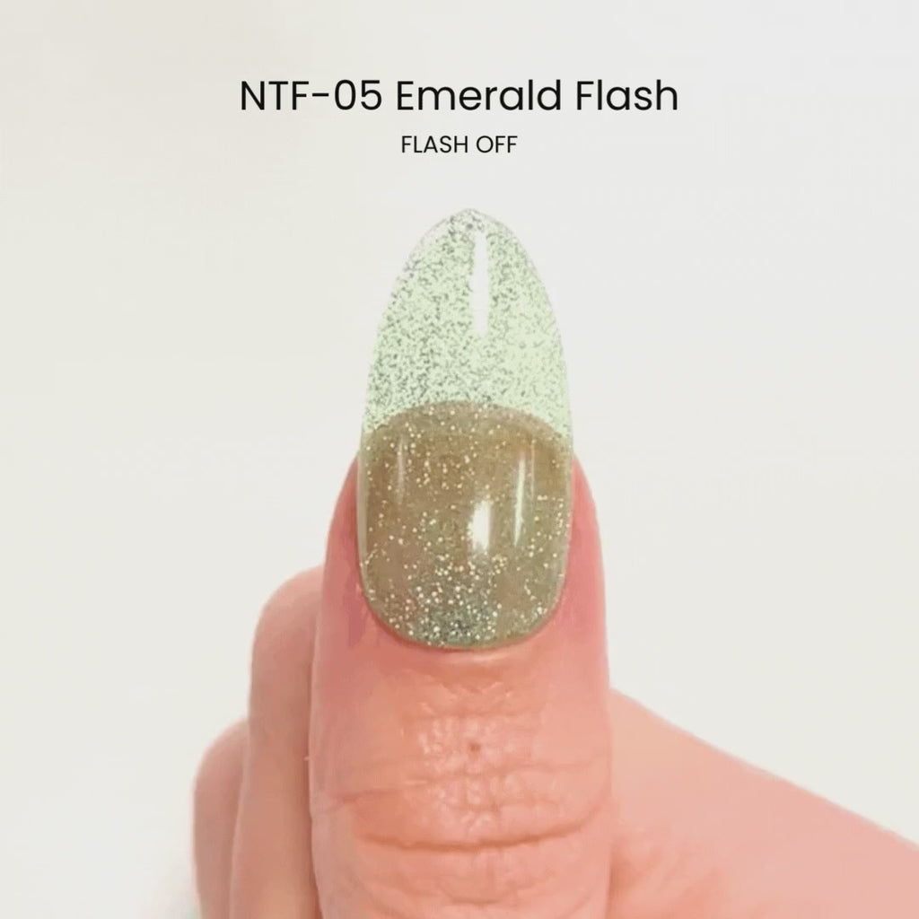 Nail thoughts NTF-05 Emerald Flash NT Color Bottle Nail Thoughts