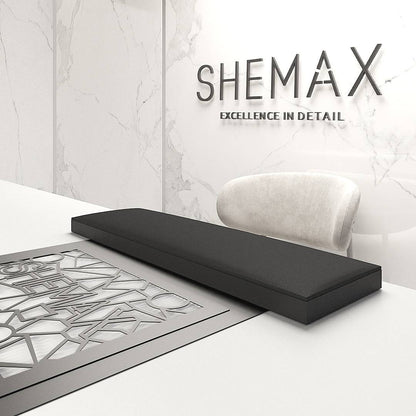 SHEMAX Armrest Mini Black — Luxury nail table for in-table dust collector - F.O.X Nails USA