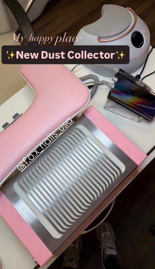 Shemax Style Pro Pastel Pink nail dust collector Shemax Shemax