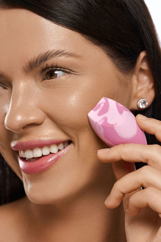 ZOLA Super Soft Make Up Sponge 03 Dusty Pink Marble Makeup Sponge ZOLA 