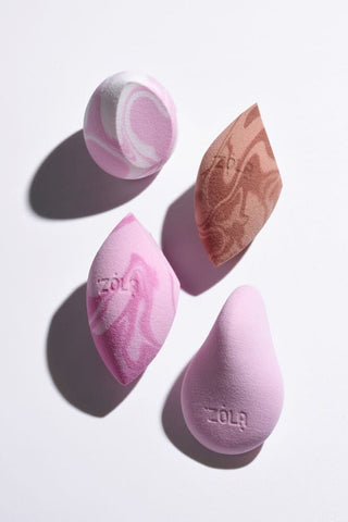 ZOLA Super Soft Make Up Sponge 03 Dusty Pink Marble Makeup Sponge ZOLA 