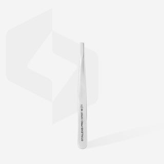 Staleks Eyebrow tweezers Expert 10 Type 1 (wide straight) - F.O.X Nails USA