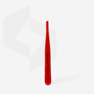 Staleks Eyebrow tweezers EXPERT 11 Type 4 (narrow slant) - F.O.X Nails USA