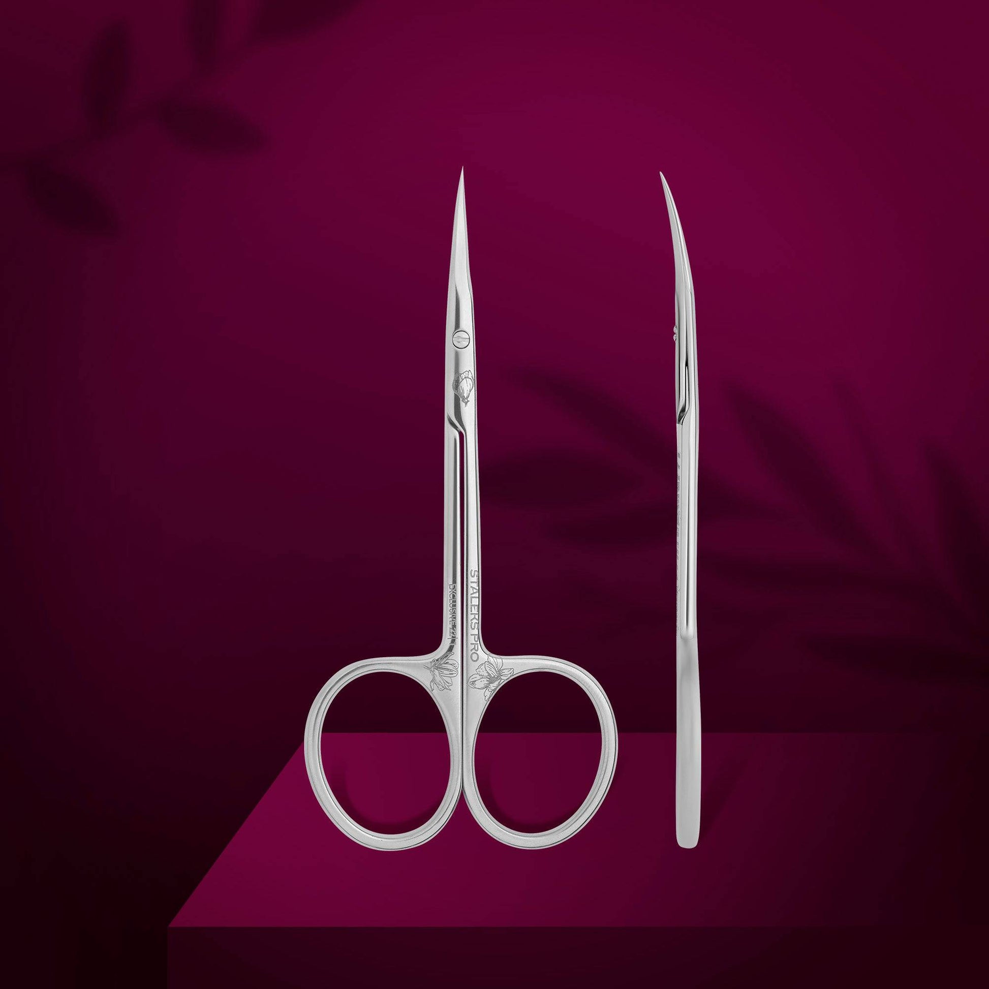 Staleks Professional cuticle scissors EXCLUSIVE 22 TYPE 1 (magnolia) - F.O.X Nails USA