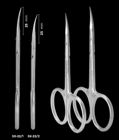 Staleks Professional cuticle scissors EXCLUSIVE 22 TYPE 1 (magnolia) - F.O.X Nails USA
