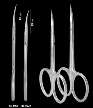 Staleks Professional cuticle scissors EXCLUSIVE 22 TYPE 2 (magnolia) - F.O.X Nails USA