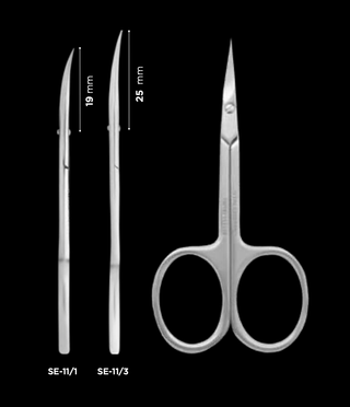 Staleks Professional cuticle scissors for left-handed users EXPERT 11 TYPE 1 - F.O.X Nails USA